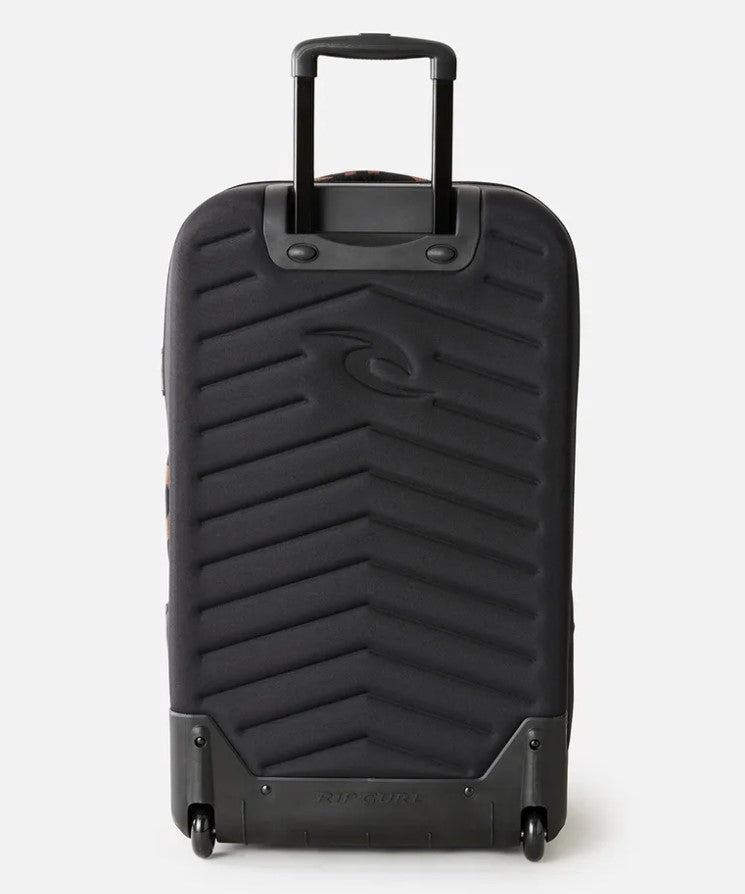 Rip Curl F-Light Global 110 Litre Travel Bag from rear in standing