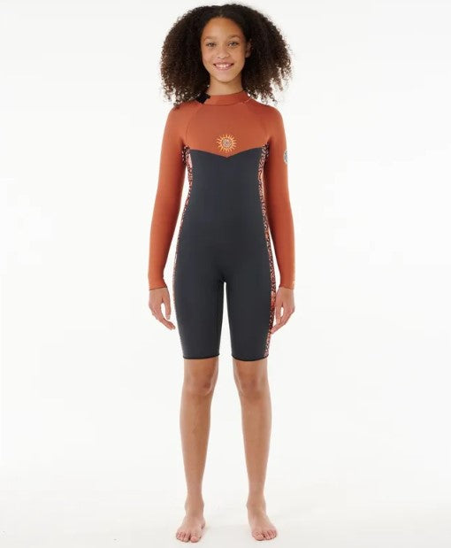 Rip Curl Girls Dawn Patrol 2mm Long Sleeve Spring - Sum24