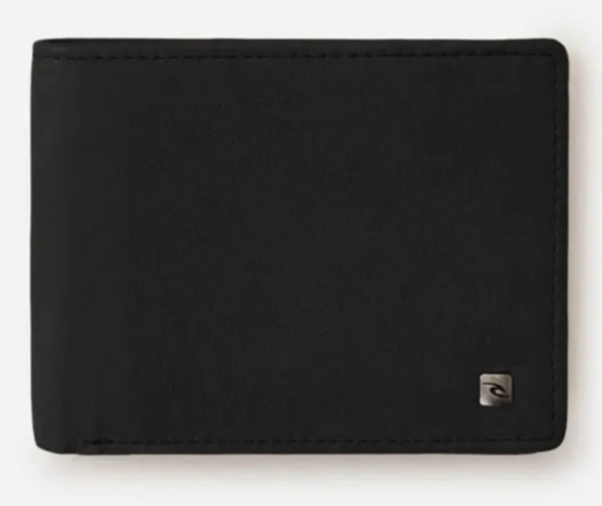 Ripcurl K-Roo RFID All Day Wallet in black from front