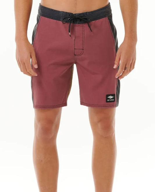 Rip Curl Mirage Sideways 18" Stretch Boardshorts in apple butter colourway from front