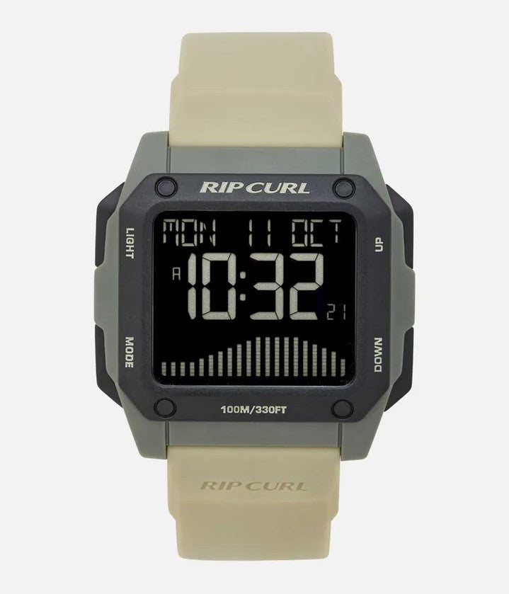 Rip Curl Odyssey Tide Watch in khaki colourway