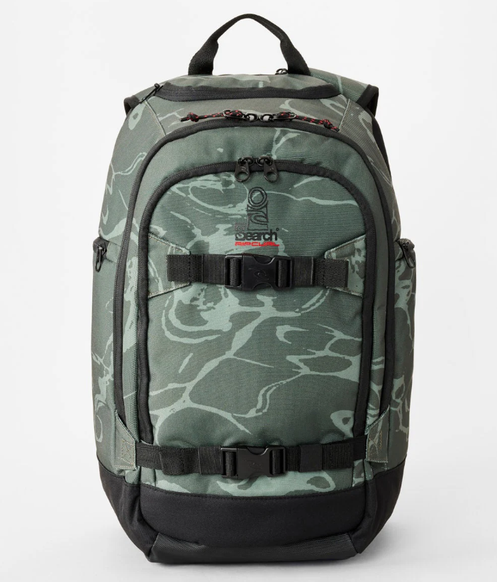 Rip Curl Posse 33 Litre Motion Backpack in deep cactus from front