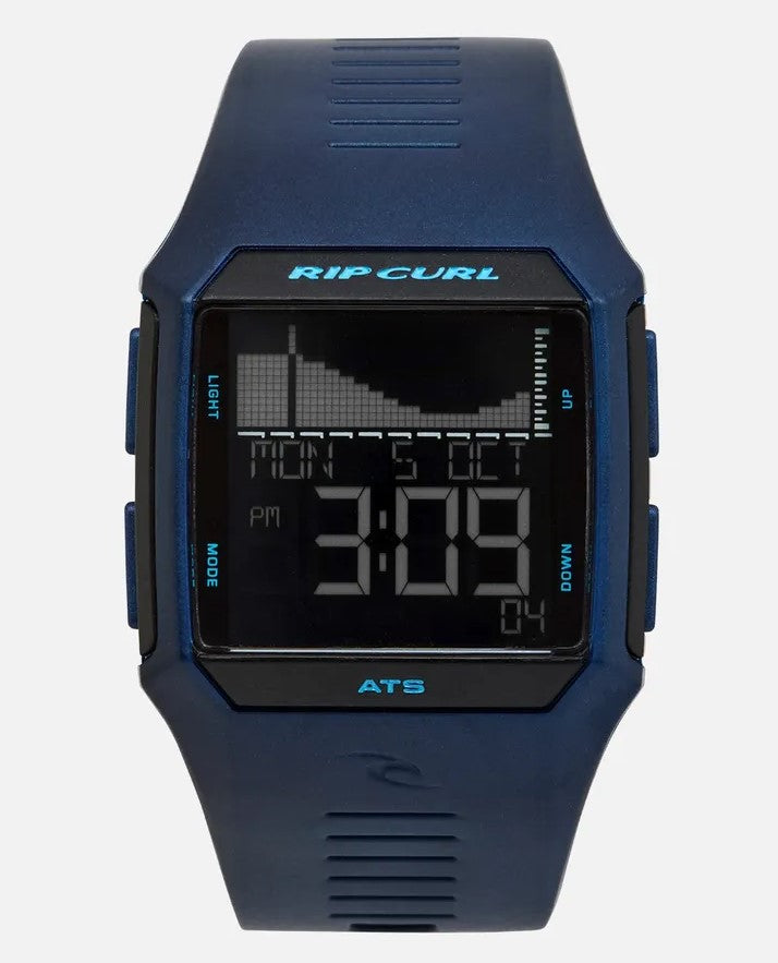 Rip Curl Rifles Tide Watch in blue steel colourway