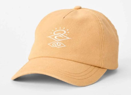 Rip Curl Search Icon Women's Cap in sand colourway with off white embroidered logo