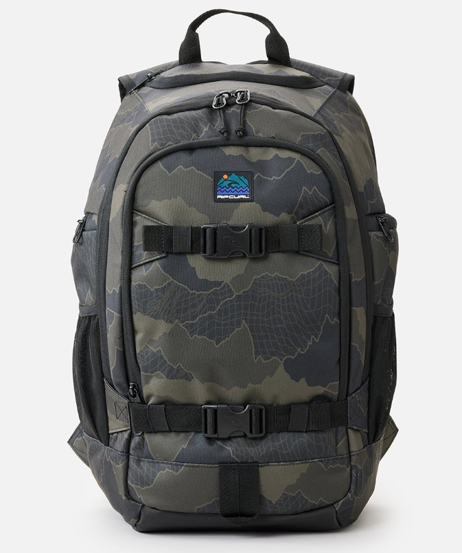 Rip Curl Posse 33 Litre Search Camo Backpack in cmao from front