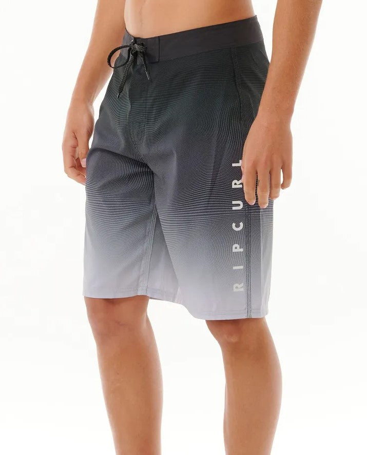 Rip Curl Shock 21" Boardshorts in black with white from side