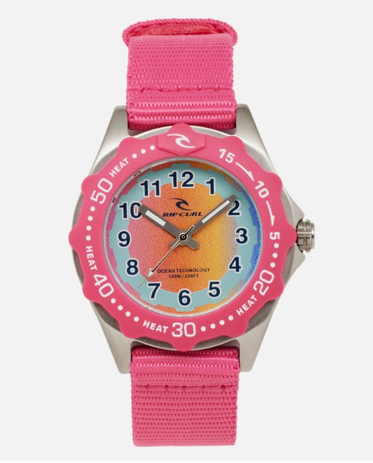 Rip Curl Super Tubes Watch in pink