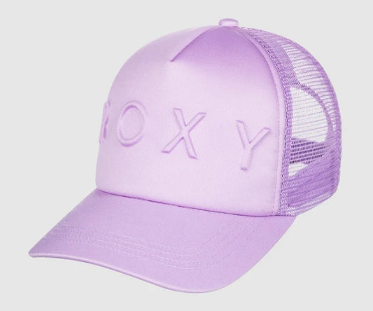 Roxy Brighter Day Womens Trucker Cap in corcus petal colourway