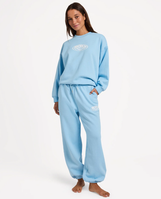 Roxy Dreamy Days Womens Tracksuit Pant in sky blue form front