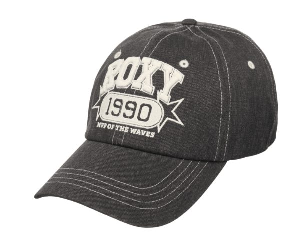 Roxy Over My Head Cap
 in black from front/side angle