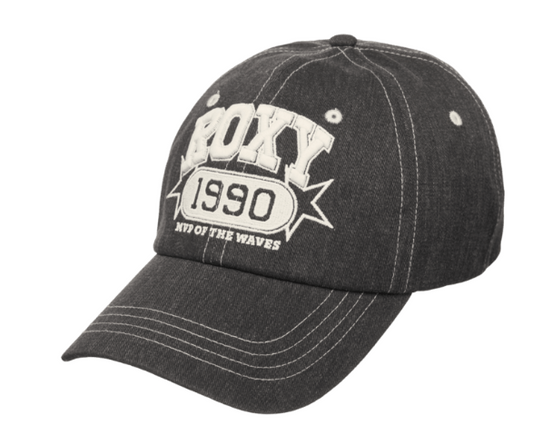 Roxy Over My Head Cap
 in black from front/side angle
