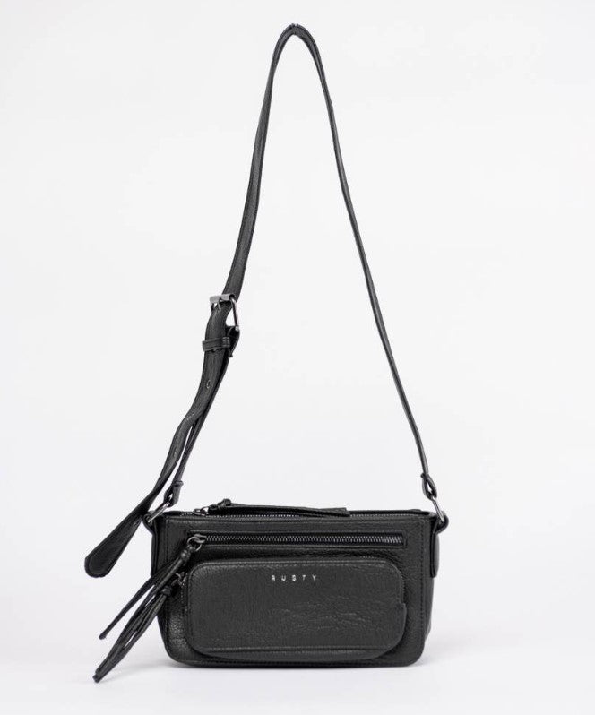 Rusty Astoria Crossbody Bag in black