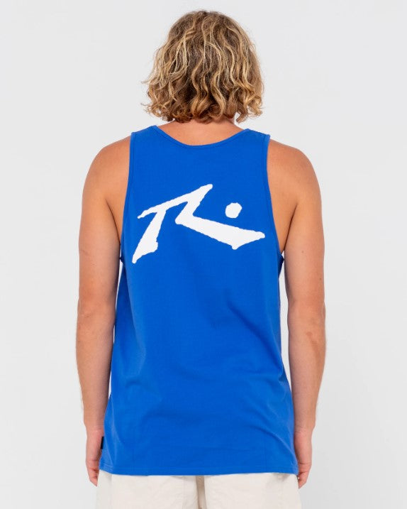 Rusty Competition Tank in royal blue from rear