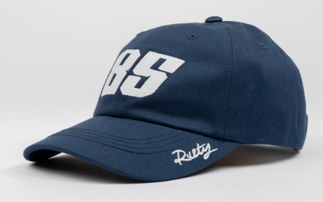 Rusty Crew Dad Cap in navy blue