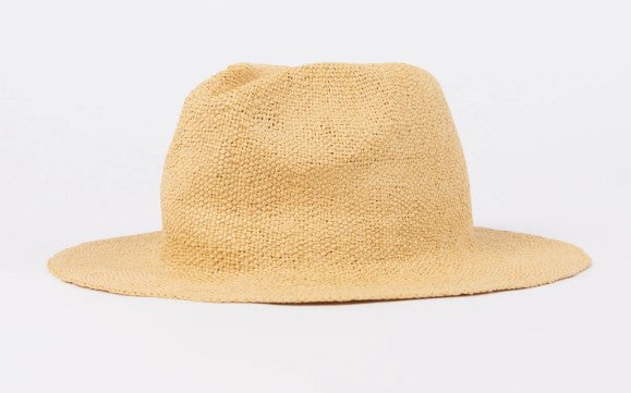 Rusty Dean Crushable Straw Hat in sand colourway