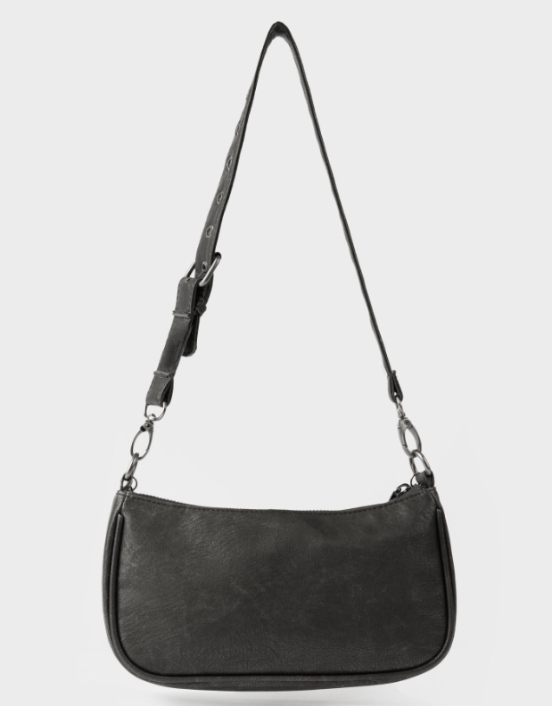 Rusty Ember Handbag in stone grey from rear