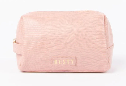 Rusty Essentials Cosmetic/Toiletry Pouch in peach colourway