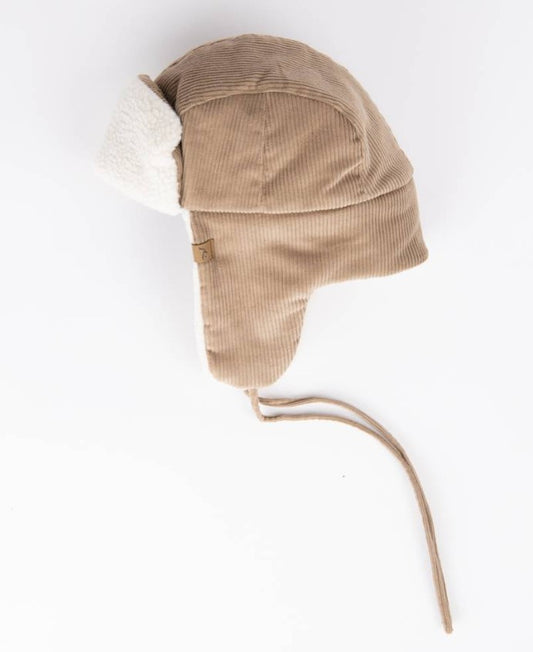 Rusty Fudd Mixed Hat in khaki cord