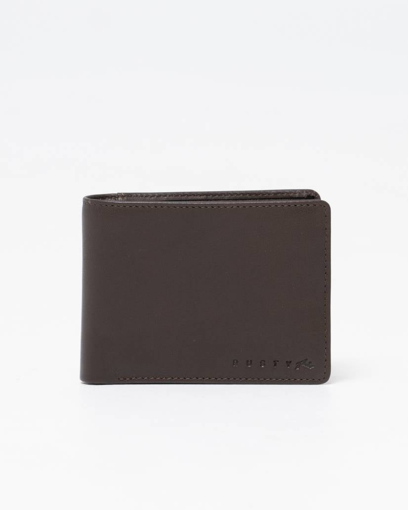 Rusty High River 2 Leather Wallet - Win23 – Blitz Surf Shop