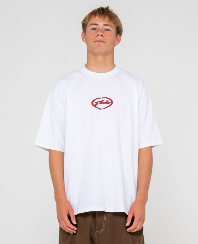 Rusty Turbo Men's T-Shirt in white from front