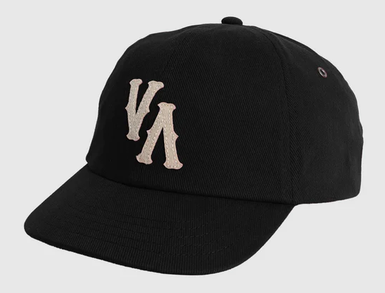 RVCA Dugout Women's Dad Cap
 in black from side