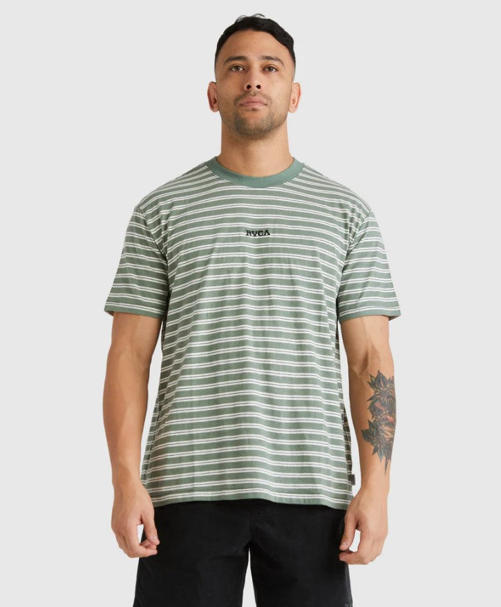 RVCA Magnolia Tee in jade colour