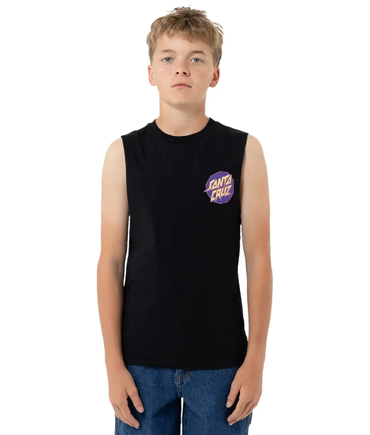 Santa Cruz Youth Meek Scratched Slasher Muscle Top - Sum26