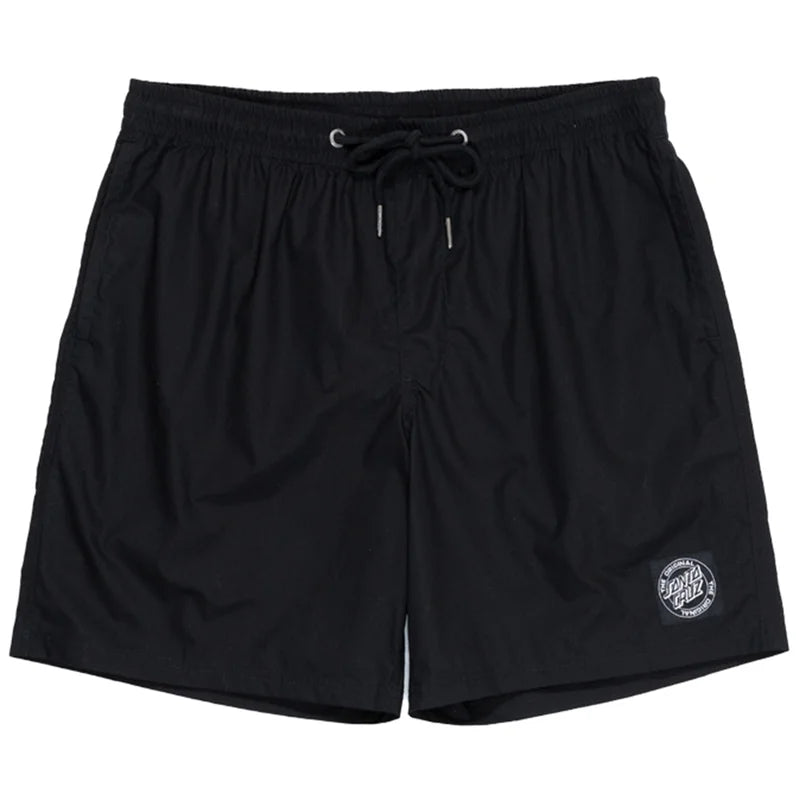 Santa Cruz MFG Dot Crusier Solid Shorts in colour black