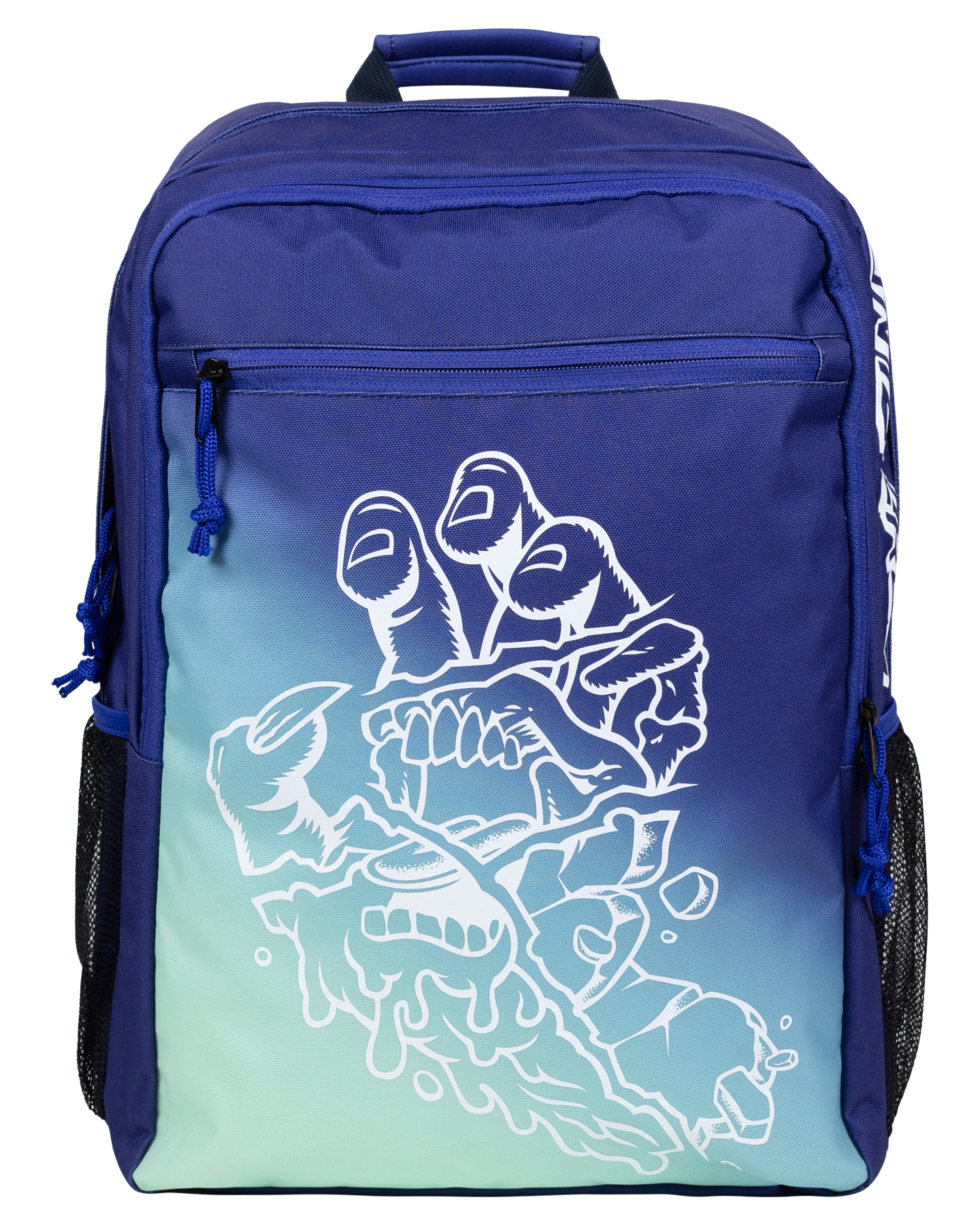 Santa Cruz Universal Hand Mono Backpack in dark blue tie dye