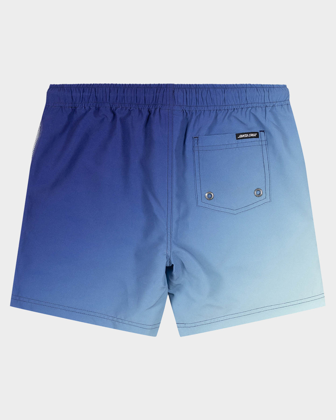 Santa Cruz Youth Universal Oval Dot Boardshorts in colour blue fading white towards bottom of leg 