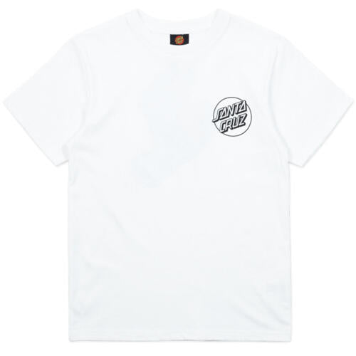 Santa Cruz Youth Opus Screaming Hand Tee  in white from front