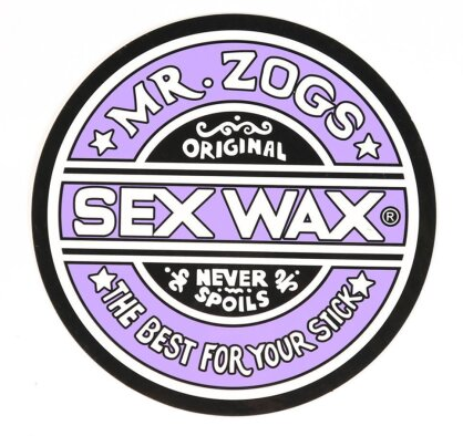 Sex Wax 7" Sticker (~18cm) purple