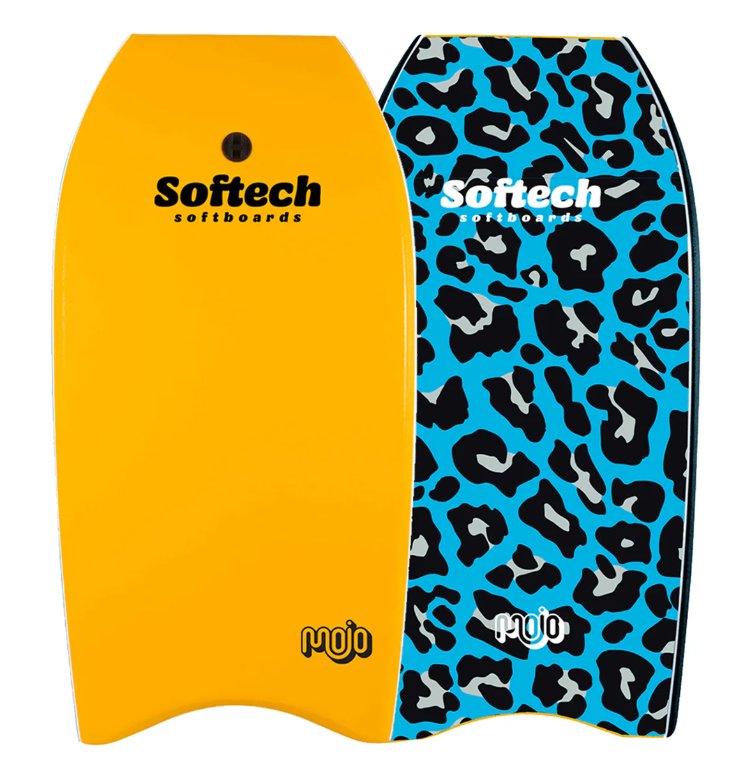 Softech Mojo 42" EPS Bodyboard in mango leopard colourway