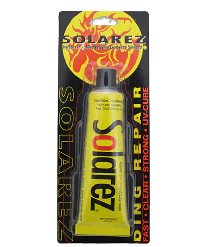 Solarez Polyester Fibreglass Repair 15ml in packaging