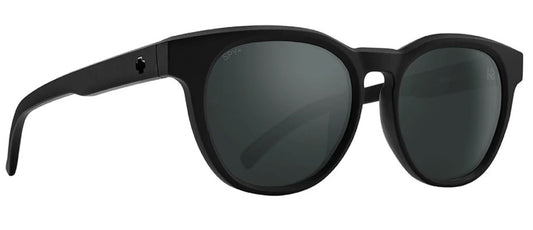 Spy Cedros Matte Black frames with Happy Boost Polarised Black Mirror Sunglasses