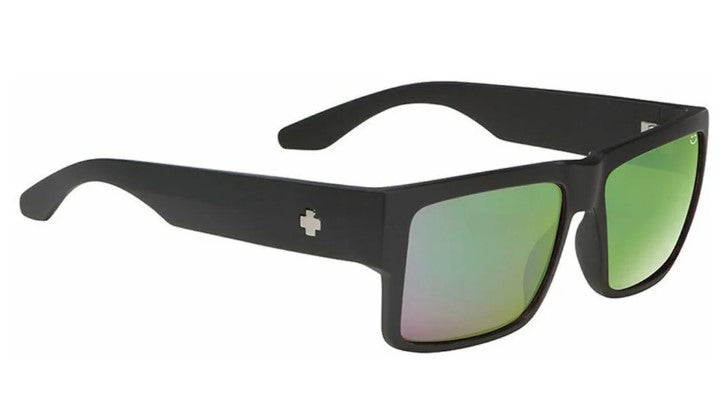 Spy Cyrus Matte Black frames with Happy Bronze Polarised Green spectra lens Sunglasses