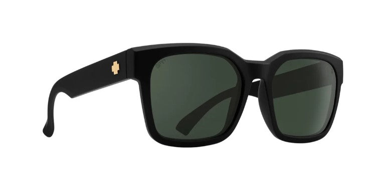 Spy Dessa Soft Matte Black frame with /Happy Grey Green lens Sunglasses