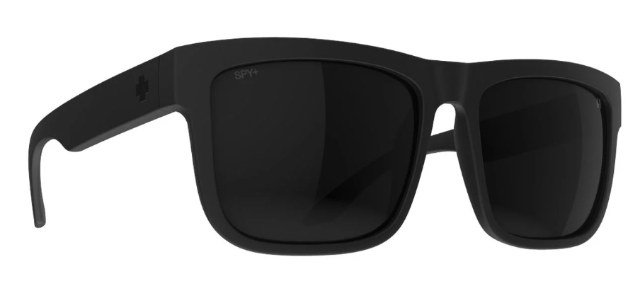 Spy Discord Black/Happy Polar Murdered Sunglasses showing the front from the right side