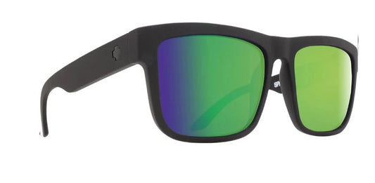 Spy Discord Matte Black frames with HD Bronze Polarised Green Spec Sunglasses