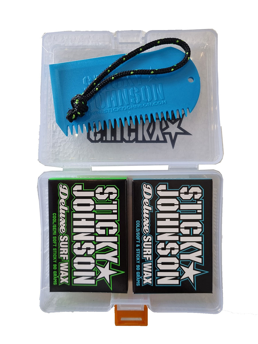 Sticky Johnson Wax Gift Pack open