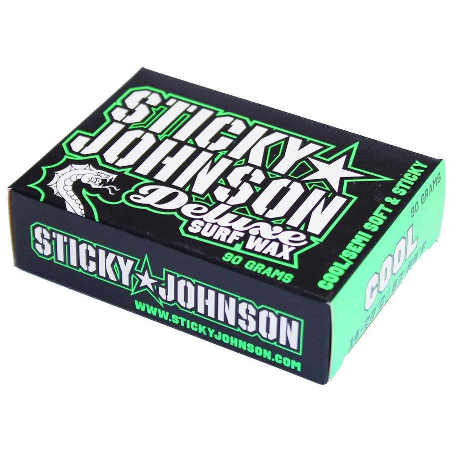 Sticky Johnson Green/Cool Surfboard Wax - 14-20 degrees