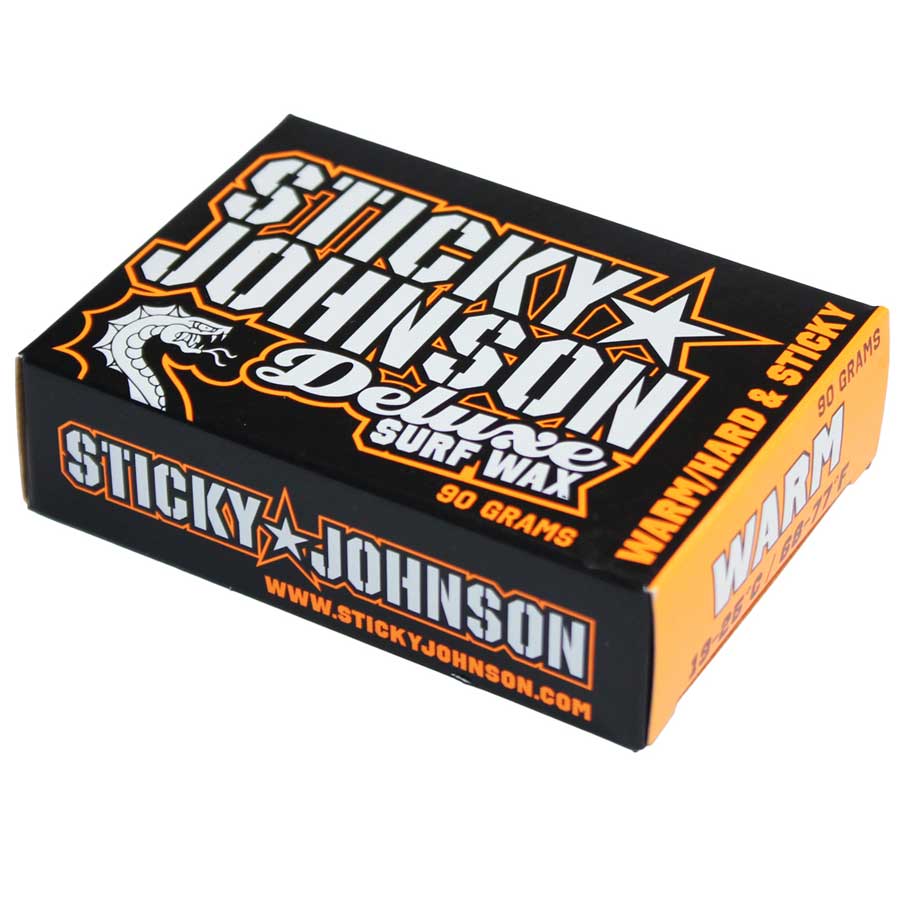 Sticky Johnson Orange/Warm Surfboard Wax 19-25 degrees