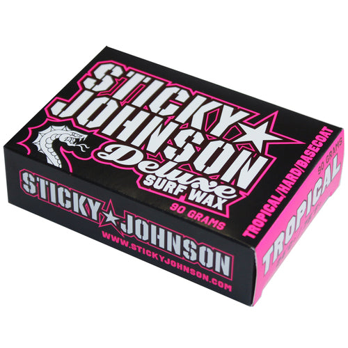 Sticky Johnson Pink/Tropical/Basecoat Surfboard Wax 24 Degrees +