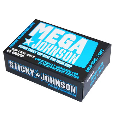 Sticky Johnson Mega Blue Topcoat Surf Wax - 20 Degrees and below