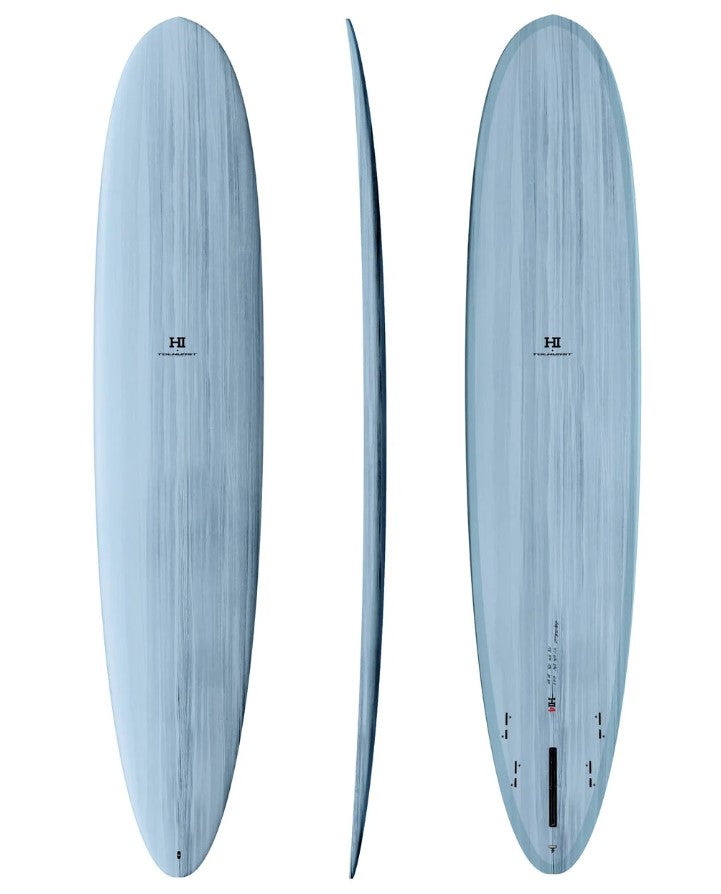 Thunderbolt Harley Ingleby 9'1 HI4 TB Red Longboard in light blue colourway