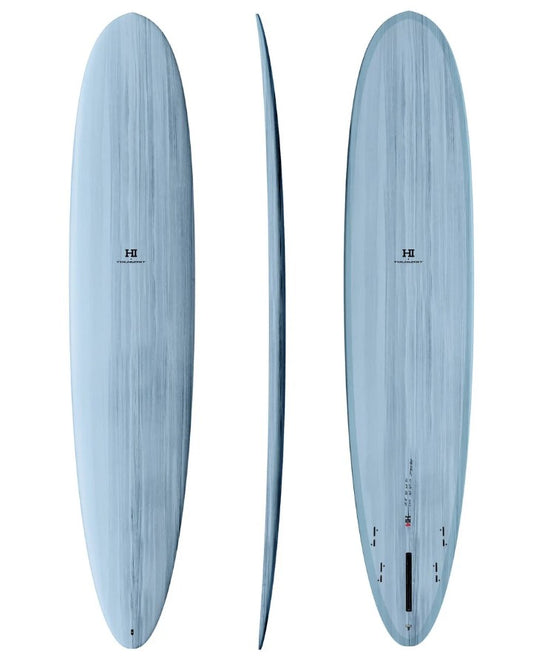 Thunderbolt Harley Ingleby 9'1 HI4 TB Red Longboard in light blue colourway