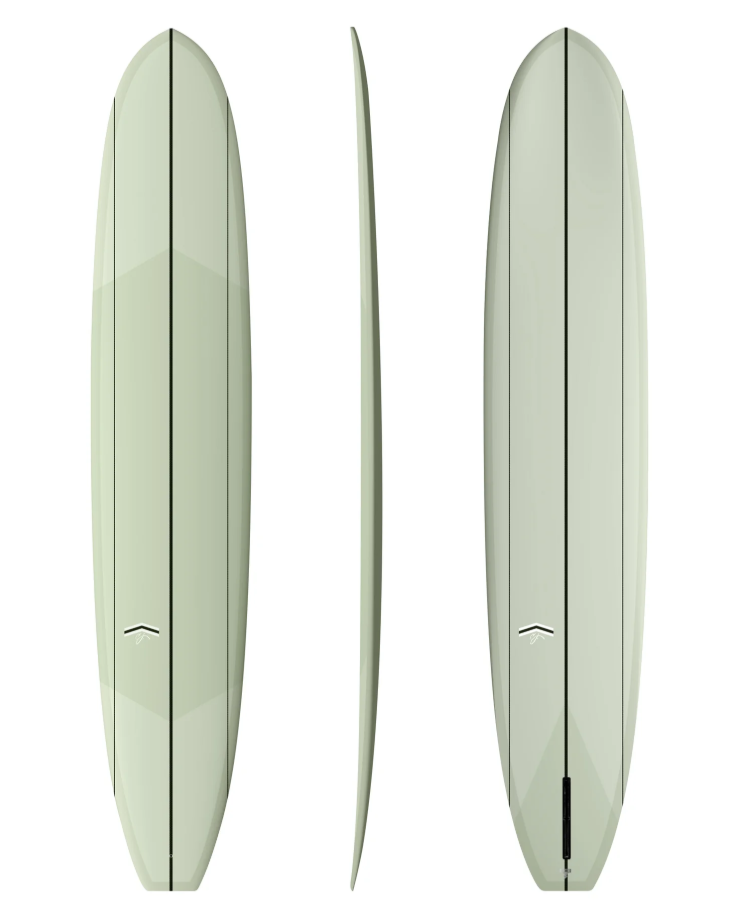 Thunderbolt Silver 10'6 CJ Nelson Oracle Glider Longboard in volan colourway