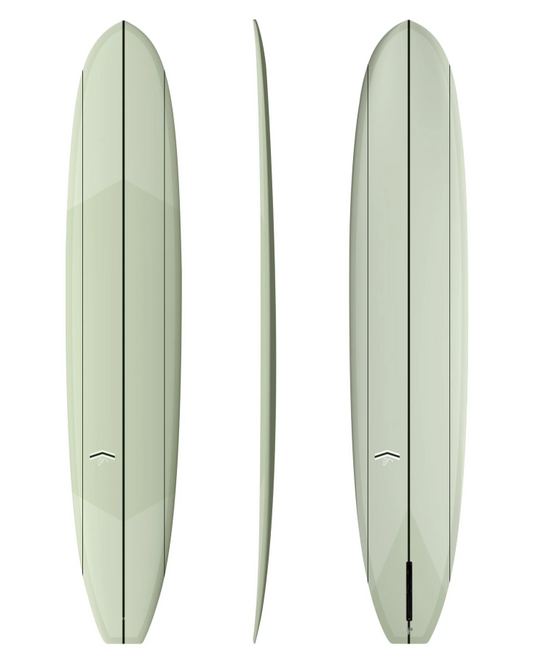 Thunderbolt Silver 10'6 CJ Nelson Oracle Glider Longboard in volan colourway