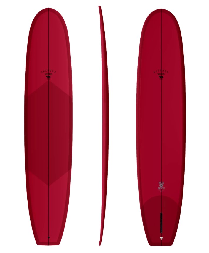 Thunderbolt Skindog 9'2 Cherry Picker 2.0 Longboard in cherry colourway