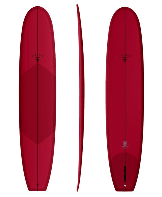 Thunderbolt Skindog 9'2 Cherry Picker 2.0 Longboard in cherry colourway